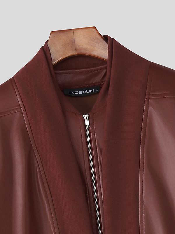 LAYER™ | Faux Leather Zip Jacket