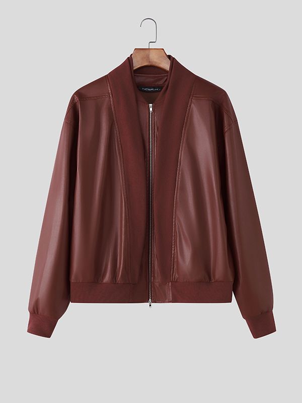LAYER™ | Faux Leather Zip Jacket
