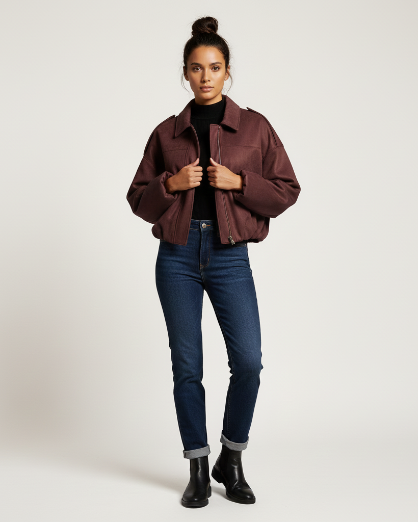 PALERMO™ | Suede Bomber Jacket