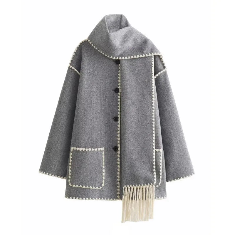 EVREUX™ | Scarf Coat