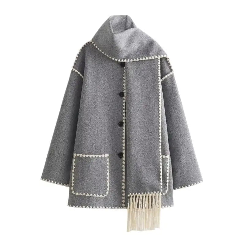 EVREUX™ | Scarf Coat