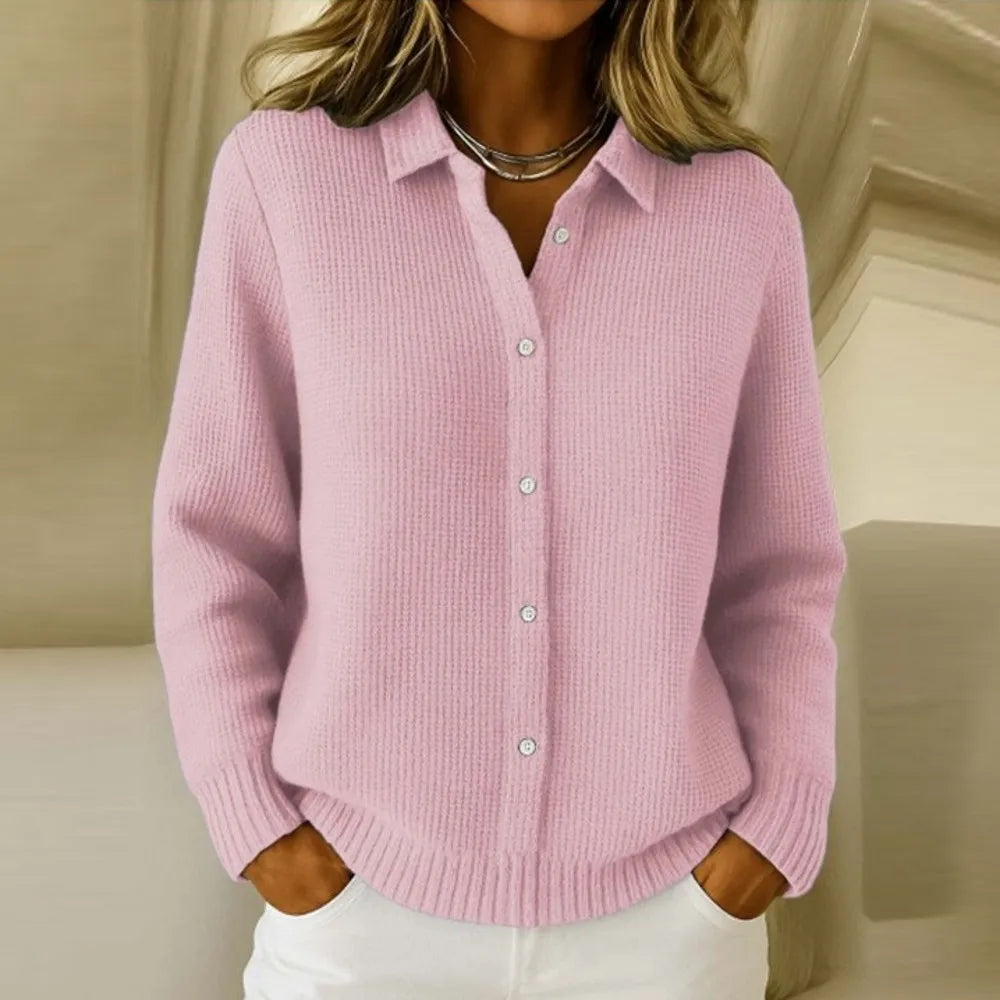 ELAINE™ | Collared Cardigan