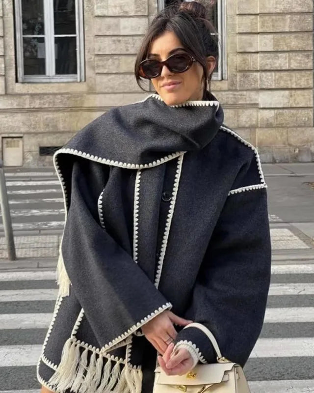 EVREUX™ | Scarf Coat