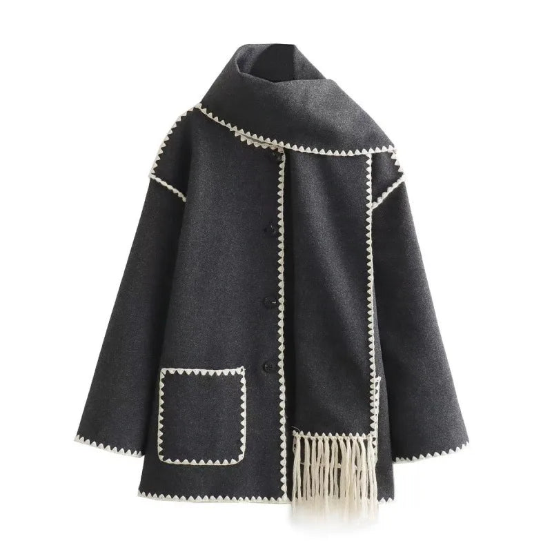 EVREUX™ | Scarf Coat