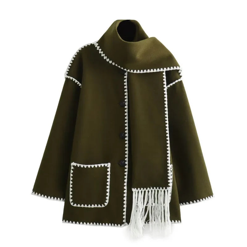 EVREUX™ | Scarf Coat