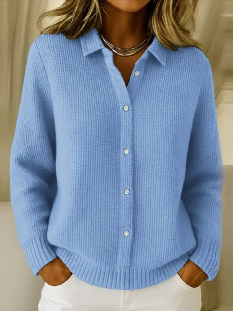 ELAINE™ | Collared Cardigan