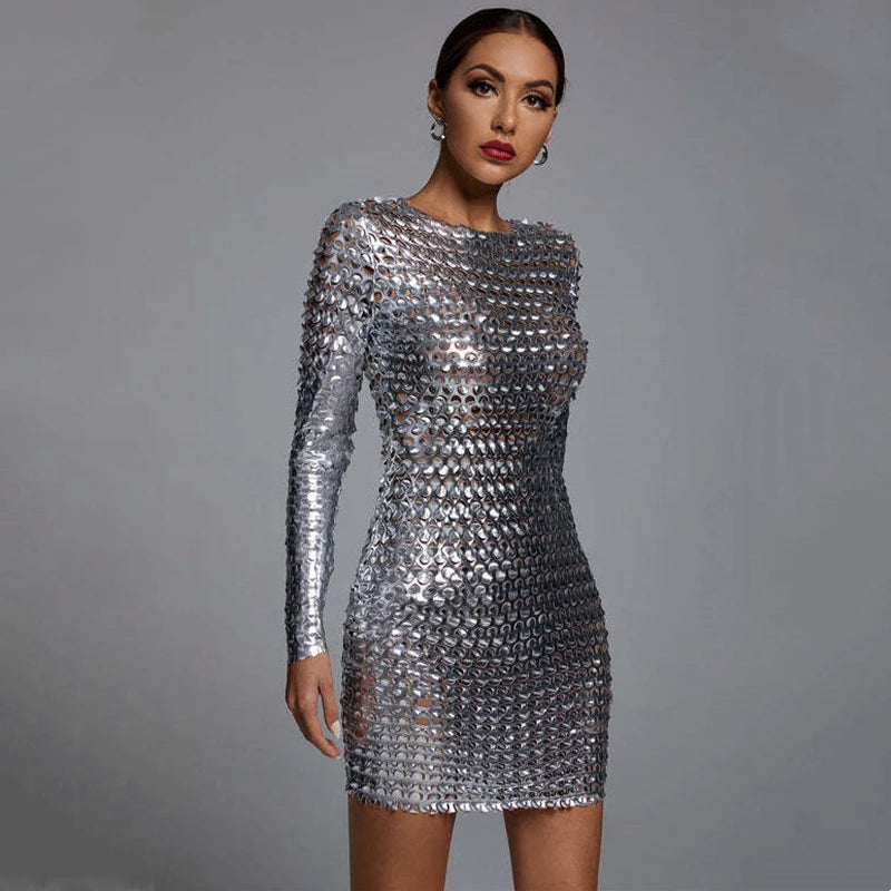 SELENE™ | Sculpted Evening Mini Dress