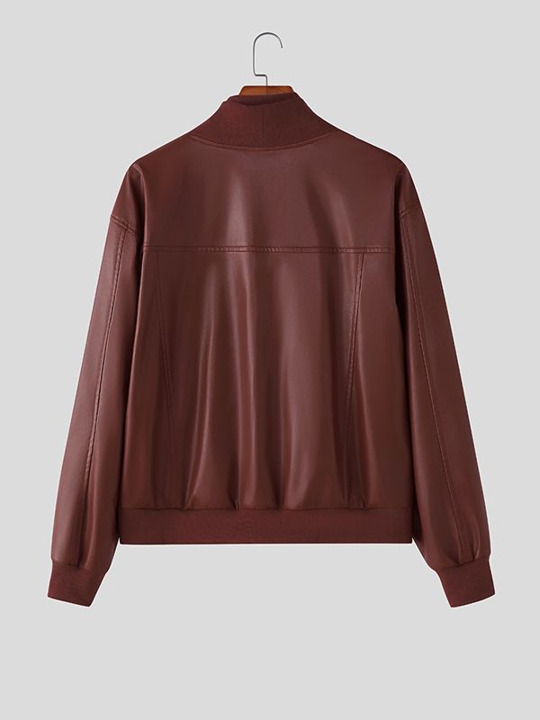 LAYER™ | Faux Leather Zip Jacket