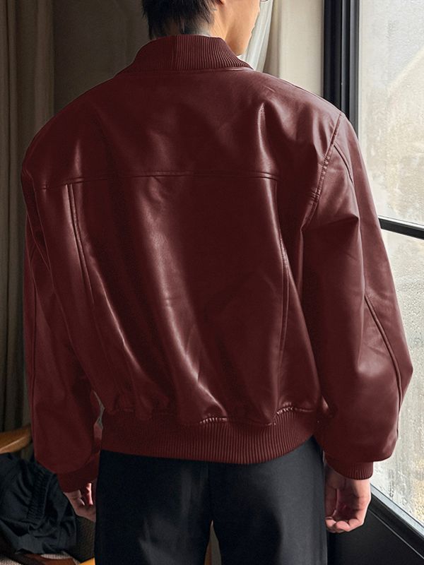 LAYER™ | Faux Leather Zip Jacket