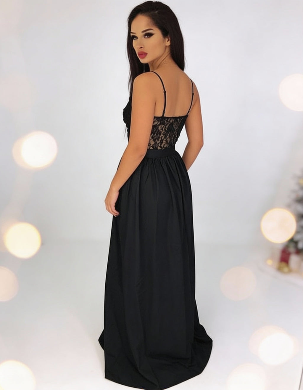 ALTHEA™ | Strapless Lace Evening Gown