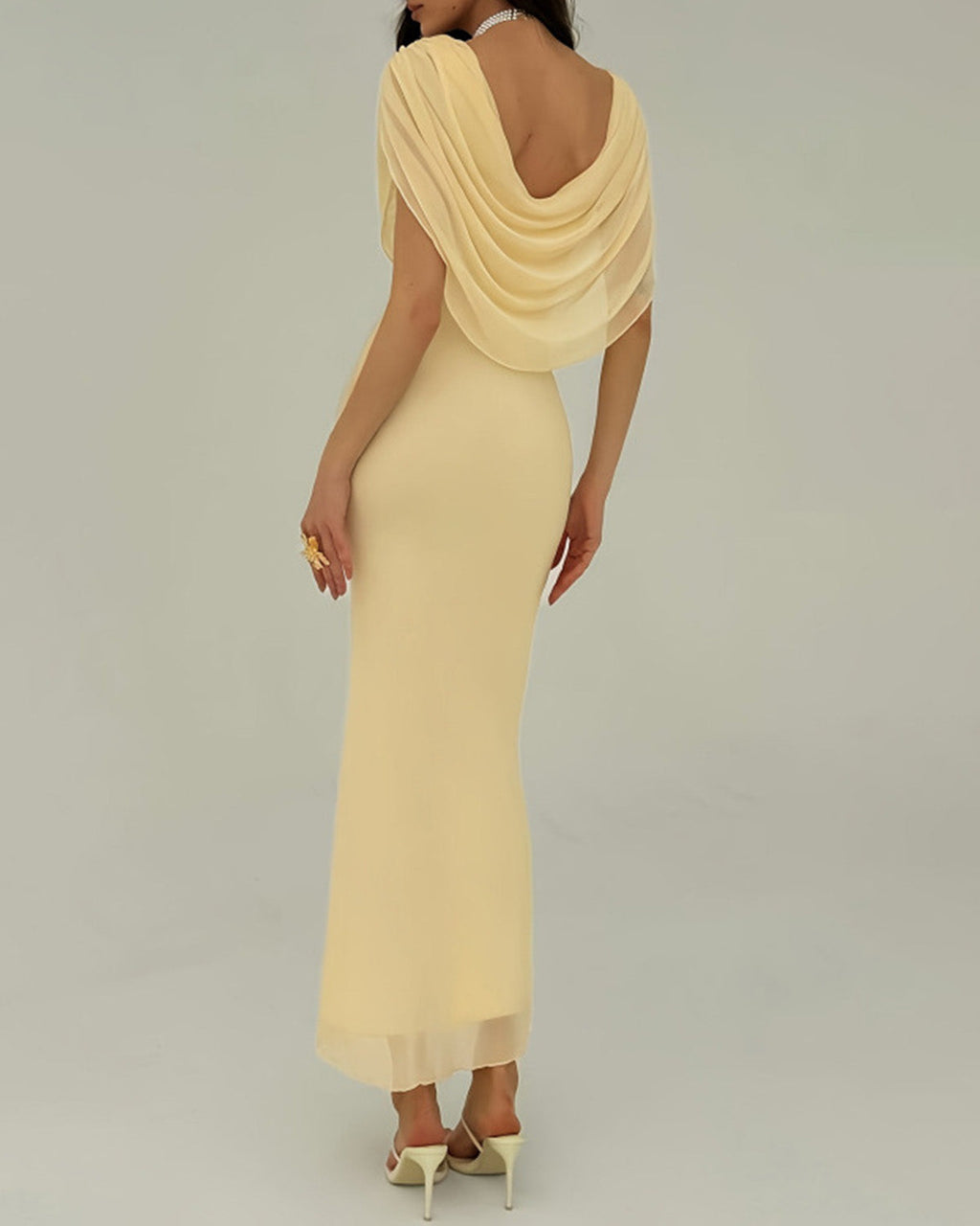 SOLÉA™ | Cowl Neck Maxi Dress